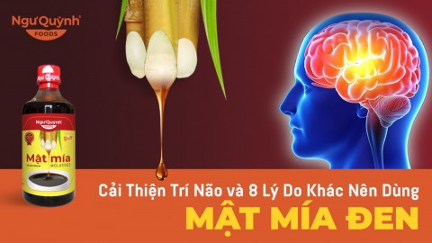 Cải Thiện Trí Não và 8 Lý Do Khác Nên Dùng Mật Mía đen