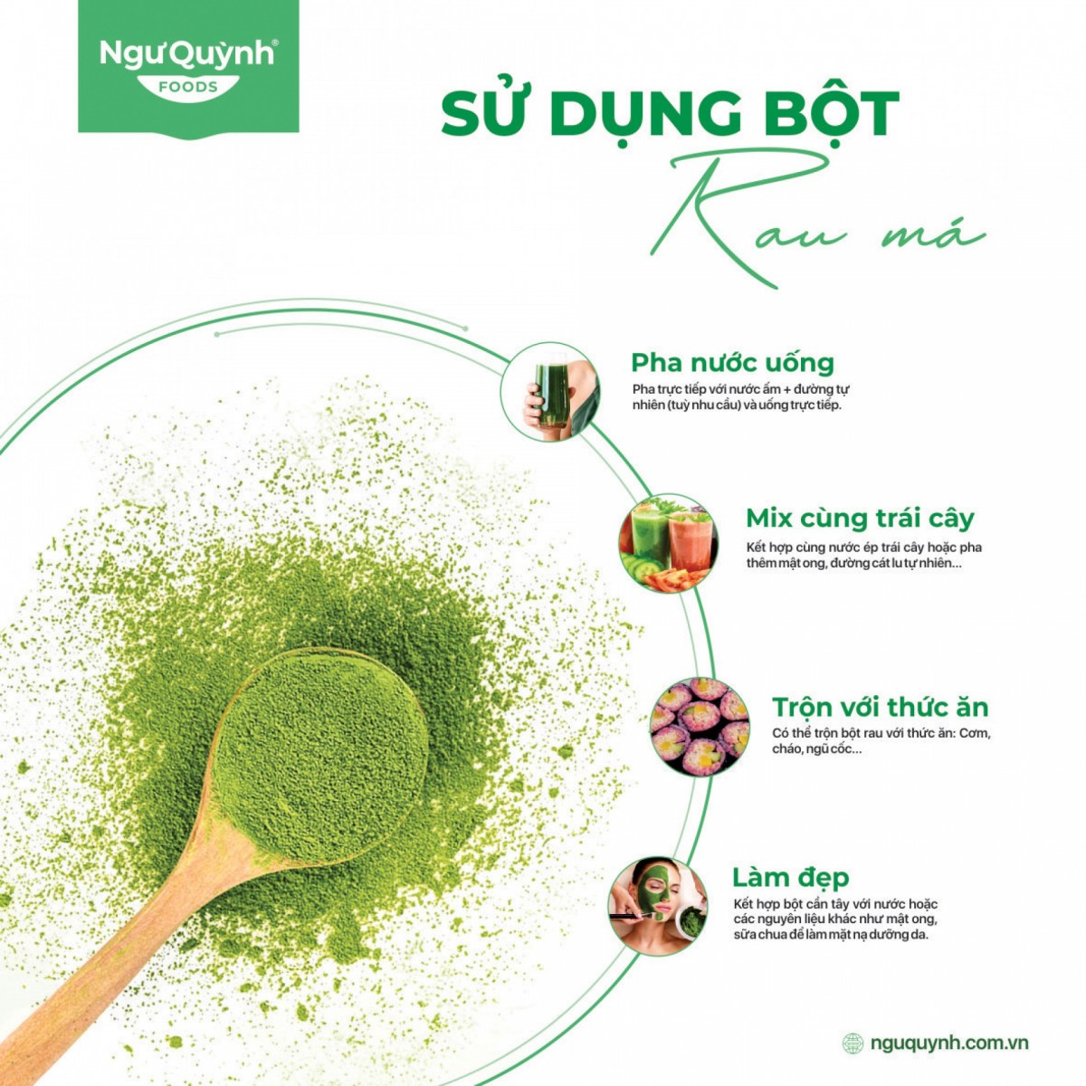 Bột rau má