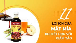 11 Lợi ích Của Mật Mía khi kết hợp với Giấm Táo