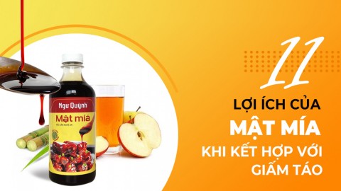 11 Lợi ích Của Mật Mía khi kết hợp với Giấm Táo