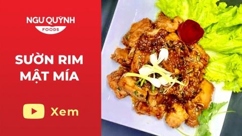 Sườn non rim Mật mía