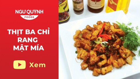 Thịt ba chỉ rang mật mía | ngon lạ đến miếng cuối cùng