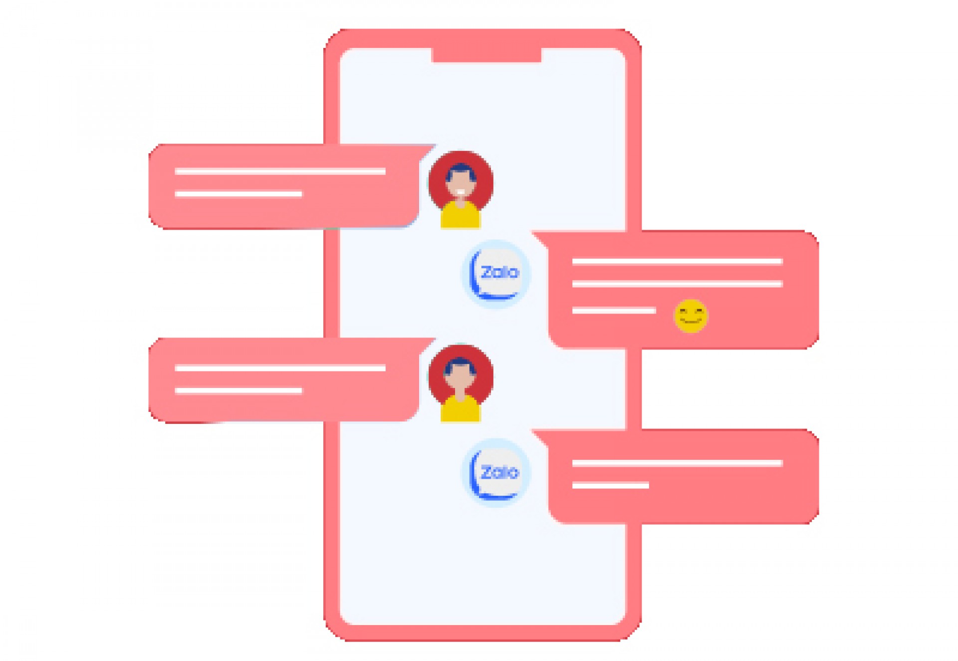 Chát zalo với nhân viên tư vấn