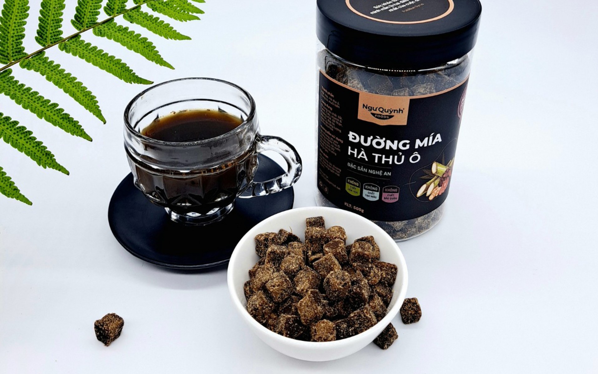 đường mía hà thủ ô 