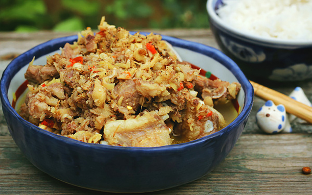 sườn rim khế chua