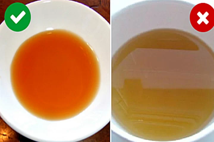 Phân biệt nước mắm ngon qua màu sắc