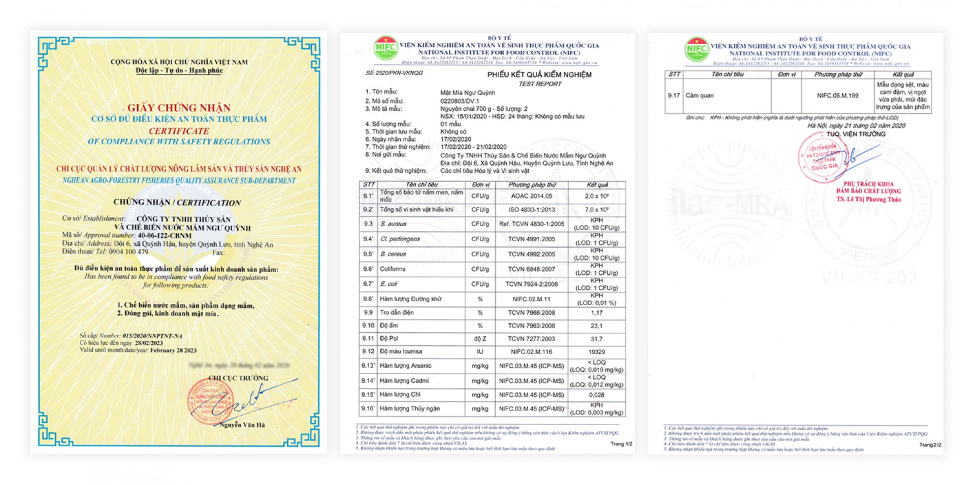 chứng chỉ vệ sinh an toàn thực phẩm